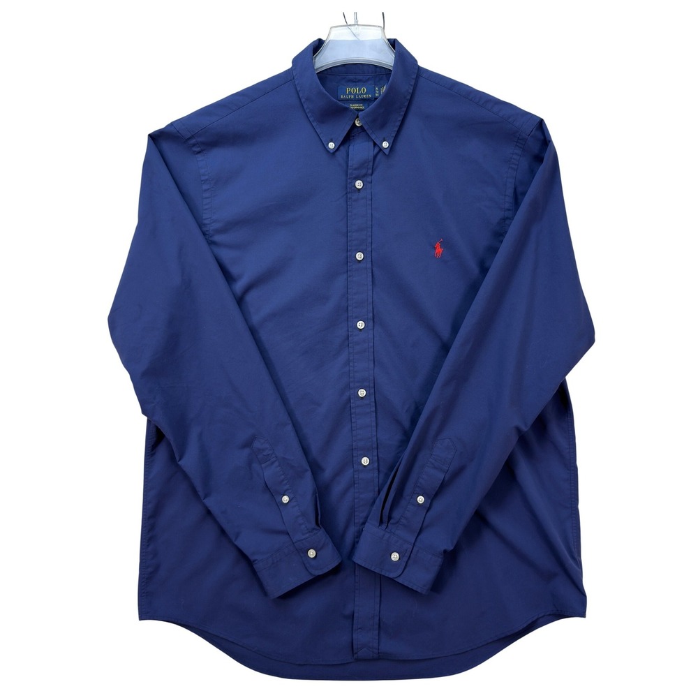 Polo Ralph Lauren Button Down Performance Mens Shirt XL Business Classic Preppy